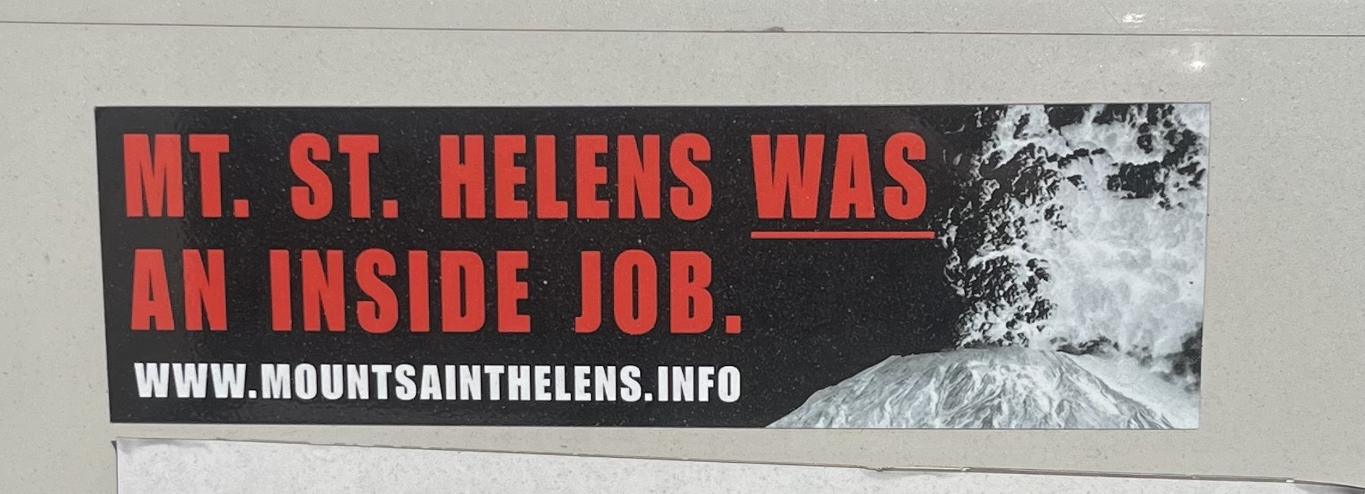 a bumper sticker