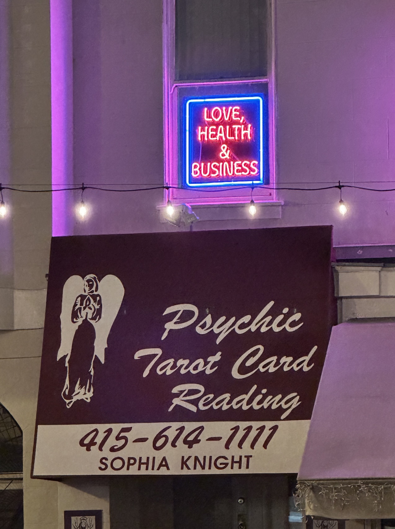 a psychic's sign