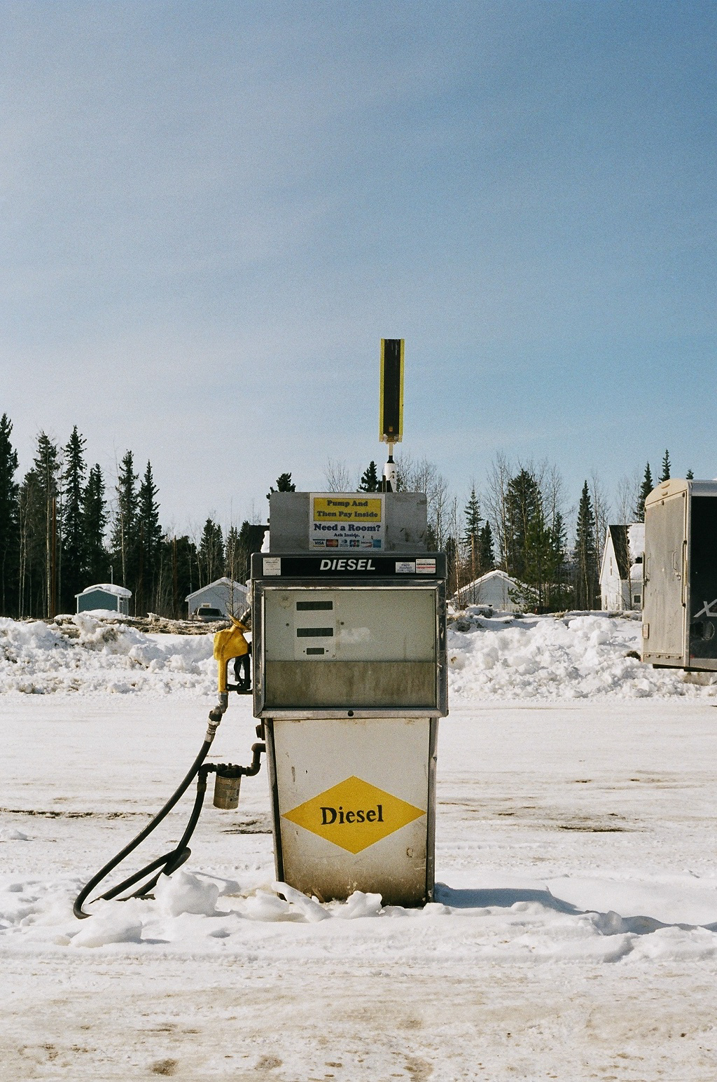 a photo of a gas pump